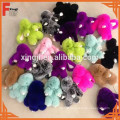 bunny shape Rex Rabbit Fur Keychain